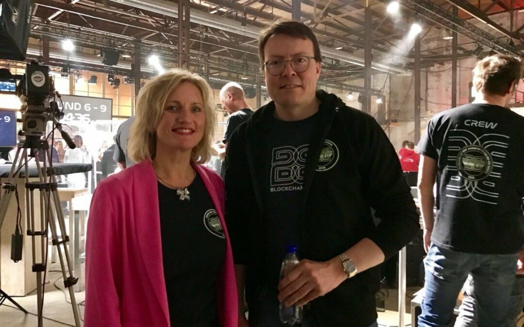 Crewlid bij het Blockchaingers Hackathon