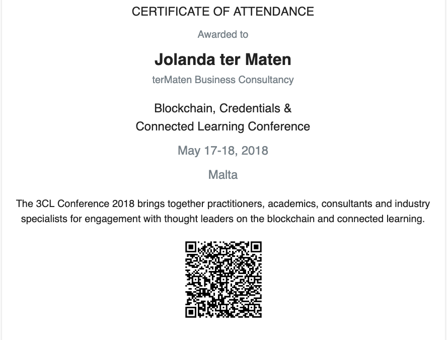 Blockchain Conferentie: Credentials & Connected Learning op Malta