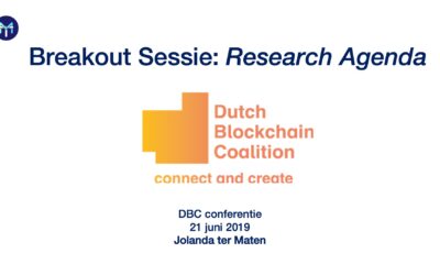 Mijn Onderzoek naar Implementatie van Blockchain bij Bedrijven en Overheid – Dutch Blockchain Coalition